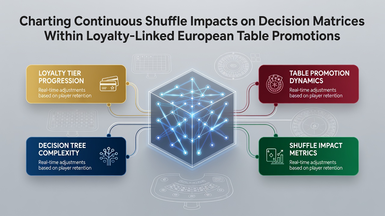 Diagramme zeigen wie kontinuierliche Shuffles Entscheidungsmatrizen in europäischen Casinos beeinflussen