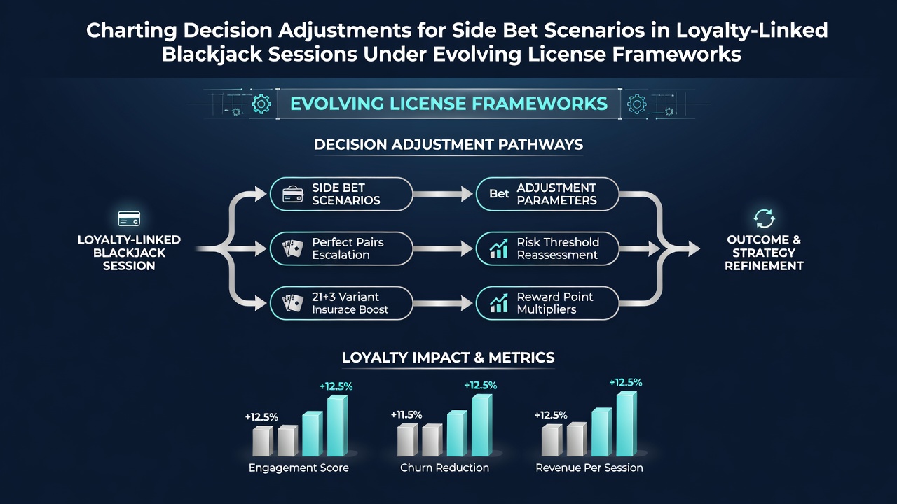 Darstellung von Entscheidungscharts für Side Bets in Blackjack