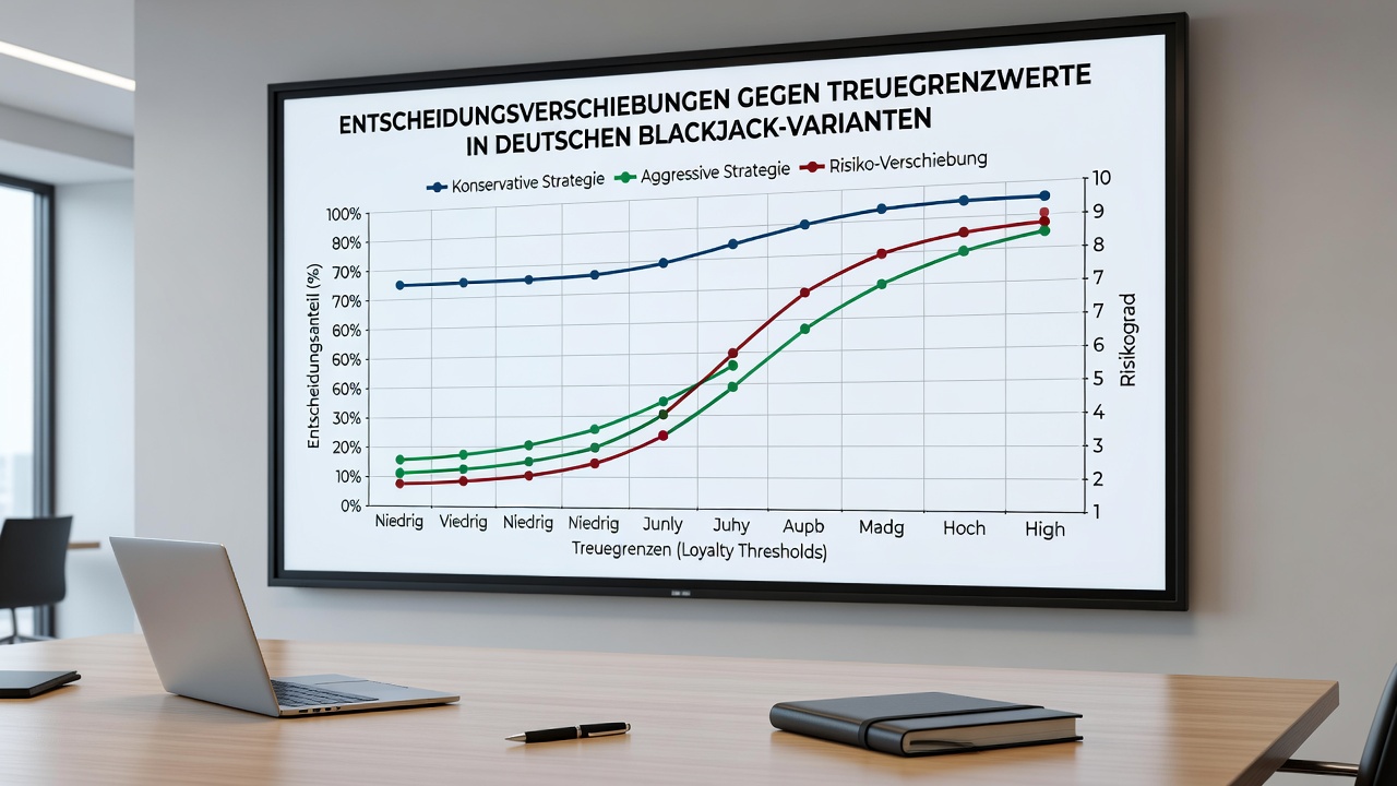 Vergleich von Entscheidungsdiagrammen und Loyalitätsstufen in Blackjack