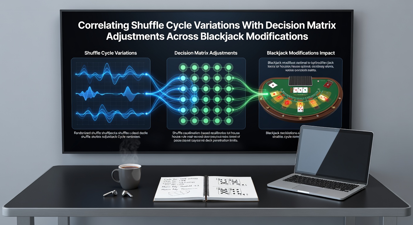Analyse von Korrelationen zwischen Shuffle-Variationen und Matrix-Anpassungen