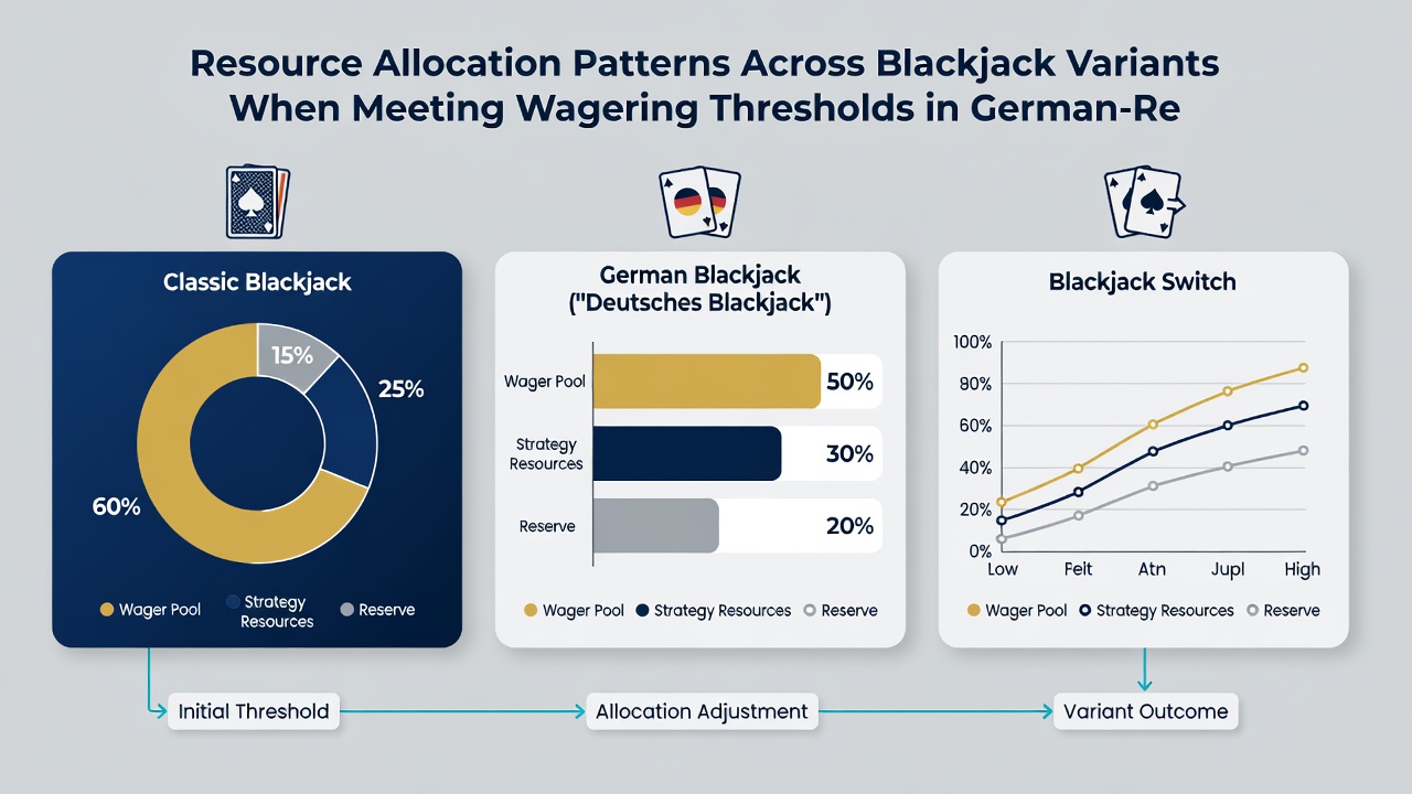 Allokationsmuster und Wettanforderungen in deutschen Blackjack-Märkten